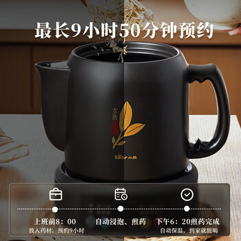 小熊（Bear）煎药壶JYH-S40D1全自动免看管中药锅 家用4L大容量分体式陶瓷熬药壶800W大功率JYH-S40D1 二煎