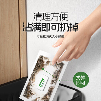 绿叶蟑螂粘板捕蟑螂屋10片/盒新配方引诱剂2130ZZ