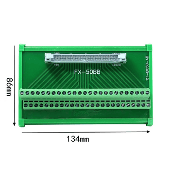 正鑫远 Fanuc 50芯分线器 数控机床电缆线 FX-50BB 电线端子板+12米连接线 正鑫远 Fanuc 50芯分线器 数控机床电缆线 FX-50BB 电线端子板+12米连接线