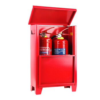 淮海 灭火器箱 干粉水基灭火器箱子可放2具4KG消防箱 升级款 CY1125