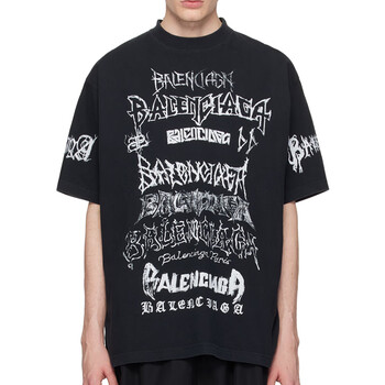 BALENCIAGA ロコ刺繍クルネックTシャツ 787349TRVB7 9081 Balenciaga服饰- 京东