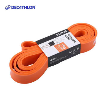 迪卡侬弹力带瑜伽器材拉伸翘臀圈健身带橘黄色均码2531587 迪卡侬弹力带瑜伽器材拉伸翘臀圈健身带橘黄色均码2531587