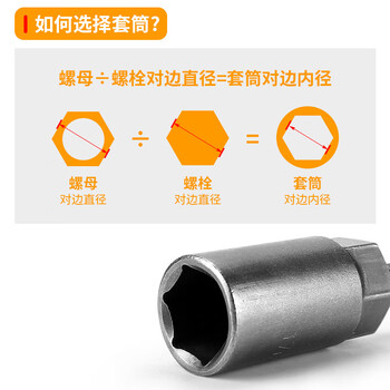 梅派电动批头电钻六角风批套筒头加深加深气动螺丝套筒头六角螺母扳手