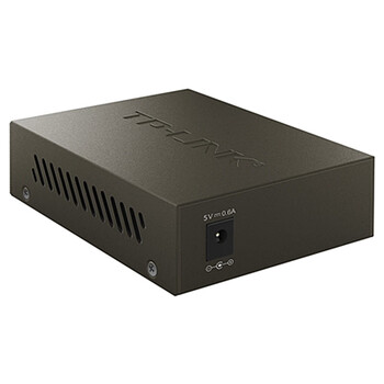 普联（TP-LINK）千兆多模双纤光纤收发器SC双芯0.55公里光电转换器 即插即用 TL-MC200CM