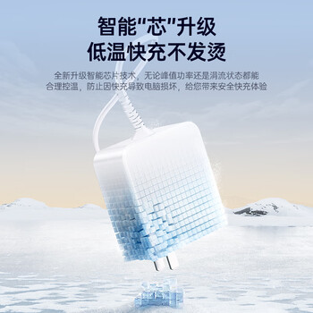 绿巨能（llano）适用小米/华为笔记本电脑充电器65W快充 荣耀magic电源适配器红米Type-C充电线matebook