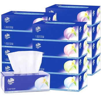 维达（Vinda）【食用油+抽纸】低芥酸原香菜籽油5L非转+V2055抽纸100抽4盒*2提