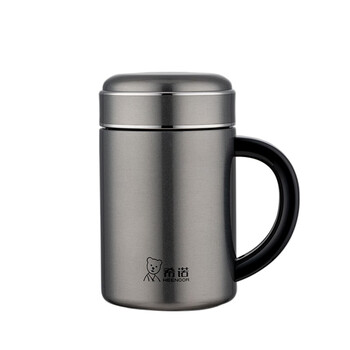 希诺（heenoor）保温杯316L不锈钢带把手过滤泡茶杯子500ML XN-1306S 单位：个