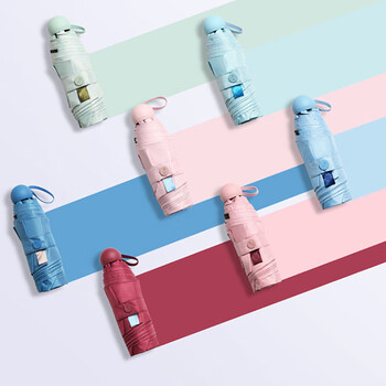 天堂伞 五折晴雨伞 胶囊口袋伞 折叠雨伞 53059E时尚先锋 柔樱粉 天堂伞 五折晴雨伞 胶囊口袋伞 折叠雨伞 53059E时尚先锋 柔樱粉