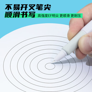 晨光（M&G）文具可换墨囊钢笔套装黑（钢笔*1+3.4口径墨囊*2）EF尖学生写字笔一笔一划HAFP1662蓝绿杆开学必备