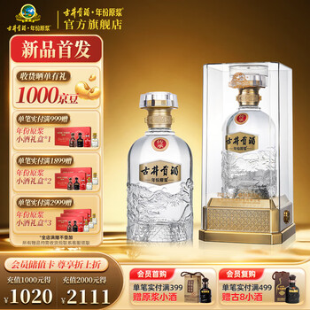 年份原浆2本 白酒 2021年 52度 500ml