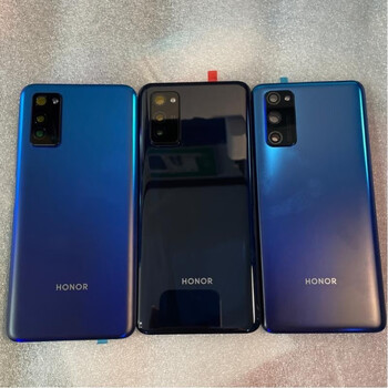 hkyc适用于荣耀v30原装后盖vpro玻璃电池壳v壳屏【魅海星蓝】全新全
