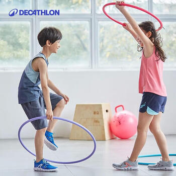 迪卡侬呼啦圈幼儿园小号儿童健身收腹美腰器材GYME粉红色75cm 4150449 迪卡侬呼啦圈幼儿园小号儿童健身收腹美腰器材GYME粉红色75cm 4150449