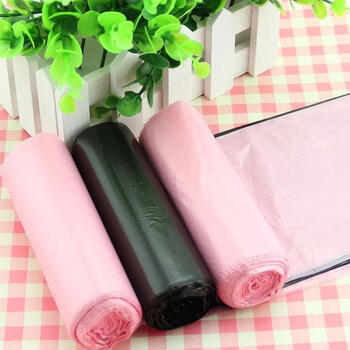 敏胤MYL-4555-2 4555 加厚点断式彩色垃圾袋 30PC*3/组 5组