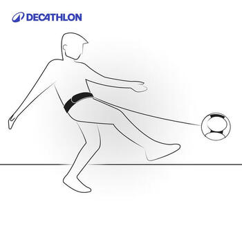 迪卡侬球网兜球网袋儿童足球训练专用KIPT训练腰带-黑色-4025430