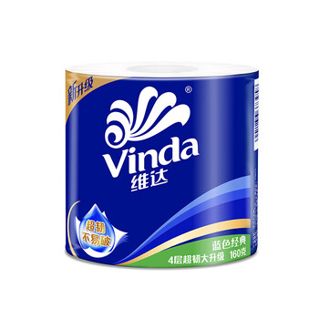 维达（Vinda）【大米+卷纸】【热销】特选丝苗米2.5kg*2袋+V4080卷纸10卷*2提 