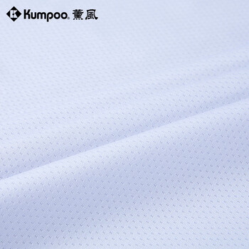薰风（KUMPOO）羽毛球服短袖赛事系列速干透气熏风比赛球服KW-4107 男款浅紫 4XL