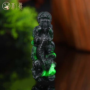 翡翠仿古龙图片- 京东