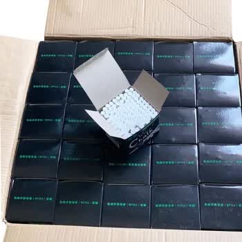 御杰白色粉笔5000支儿童涂鸦笔无尘无毒粉笔绿板黑板报专用粉笔教师学生专用粉笔