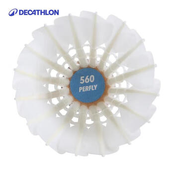 迪卡侬羽毛球76速鹅比赛用球PERFLYFSC560鹅毛12只装76速2393812 迪卡侬羽毛球76速鹅比赛用球PERFLYFSC560鹅毛12只装76速2393812