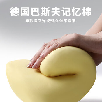 西诺思汽车头枕车用靠枕颈枕女司机专用新能源车内座椅枕头单个装顽皮粉