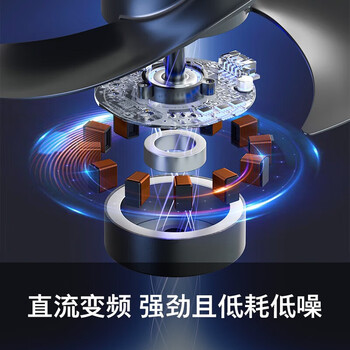 飞利浦（PHILIPS）空气循环扇直流低噪自动摇台地两用暴风循环落地风扇ACR3242CFD遥控款