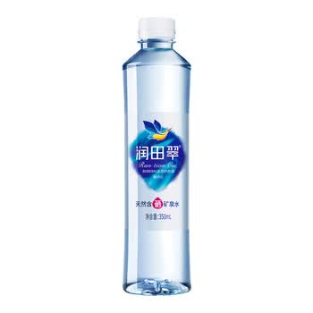 润田翠（runtian） 天然含硒矿泉水 会议办公 家庭饮用水  350ml*24瓶 整箱