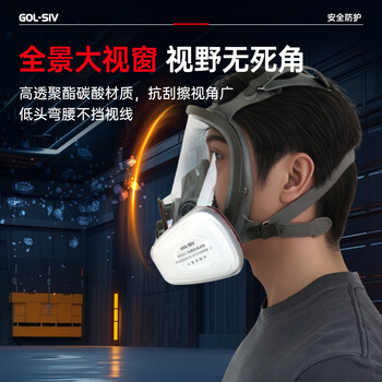 胜丽 GOL-SIV® 防毒面具全面罩 防有机气体蒸汽/苯/汽油 喷漆化工厂煤矿 M6800+M6001 胜丽 GOL-SIV® 防毒面具全面罩 防有机气体蒸汽/苯/汽油 喷漆化工厂煤矿 M6800+M6001