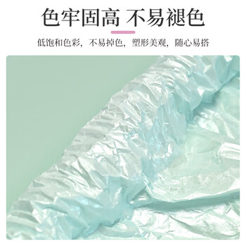 NVV珠光雪梨纸20张50*70cm 加厚褶皱内衬纸鲜花水果花打底圣诞节包装纸花束包花纸diy-碧水蓝LP-XL碧