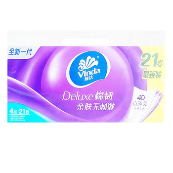 维达（Vinda）【大米+卷纸】【爆款推荐】金田米5kg*2袋+V4806卷纸21卷*2提 