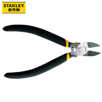 史丹利(STANLEY)黑色双塑柄水口钳5英寸工业级家用电工钳模型剪84-134-23 史丹利(STANLEY)黑色双塑柄水口钳5英寸工业级家用电工钳模型剪84-134-23