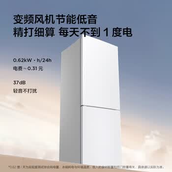 TCL 190L两门冰箱二级能效风冷无霜白色小冰箱家用电冰箱出租房小户型超薄迷你R190V5-B 