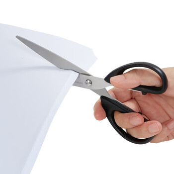 齐心剪刀剪子 加长剪刀180mm 颜色随机6个 B2716