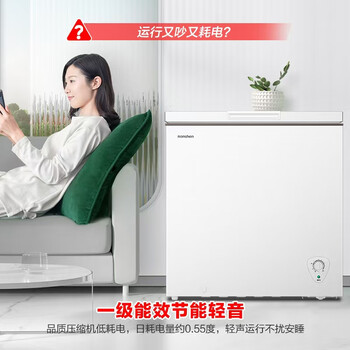 容声（Ronshen）200L单温家用冰柜冰箱一级强减霜抗菌净味冷柜可囤约285斤肉BD/BC-200ZMSMB