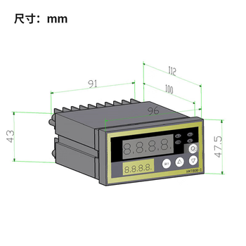 凯元达 XMT815-I称重传感器显示仪表显示器上下限报警拉压力仪表标配24V+(1-5V) 凯元达 XMT815-I称重传感器显示仪表显示器上下限报警拉压力仪表标配24V+(1-5V)