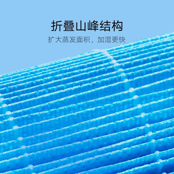 小米米家纯净式智能加湿器滤芯 可水洗循环使用 高密度过滤纤维 大面积吸水蒸发 便捷拆装