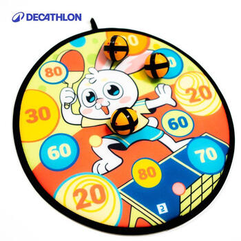 迪卡侬（DECATHLON）儿童户外亲子吸盘球乒乓活力兔含3球均码-4913881