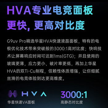 SANC盛色31.5英寸4K165Hz电竞显示器 HVA快速液晶 10bit广色域 可壁挂低蓝光不闪屏 电脑屏幕 G9uvPro