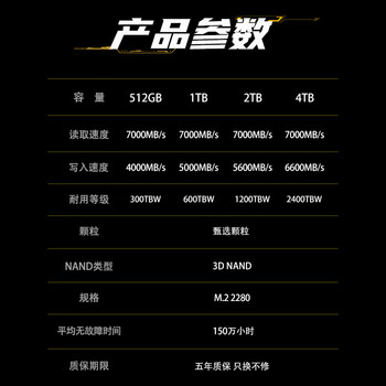 TANLR 探路人2TB SSD固态硬盘 M.2接口NVMe协议 PCIe 4.0 PS5游戏电脑AI扩容硬盘台式机一体机笔记本通用 TN720