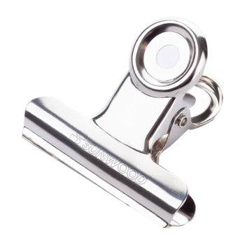 三木（SUNWOOD）51mm圆形票夹/金属长尾夹/票据夹 6只/袋 2063