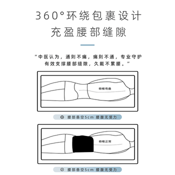 法烁睡觉专用护腰带腰间盘突出神器腰肌劳损腰托睡眠腰枕睡觉腰垫保暖