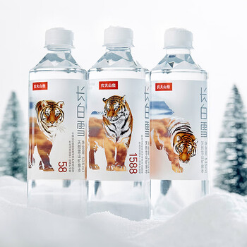 农夫山泉 长白山天然矿泉水 饮用水长白雪  535ml*24瓶 整箱装