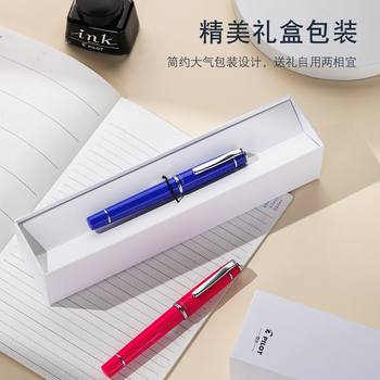 百乐（PILOT）PRERA珮尔娜钢笔彩色练字钢笔商务签字笔书法生日礼物FPR-3SR 灰色M尖