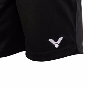 威克多（VICTOR）胜利羽毛球服短裤R-6299C黑色 透气款 XL 