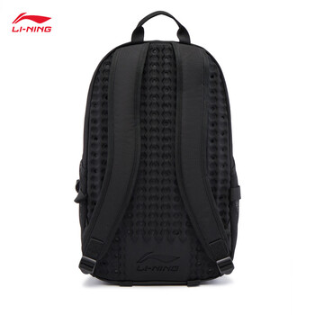 李宁防泼水运动双肩包男女同款反光大容量轻便旅行背包ABSV241