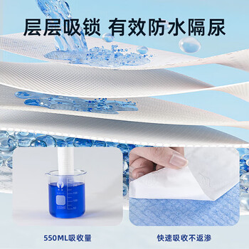 德佑（金装）新生儿隔尿垫一次性护理垫宝宝用品纸尿垫防水透气 M 