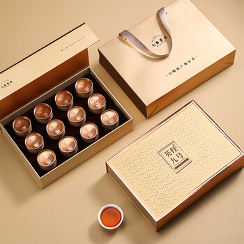 七春 英红九号英德红茶  广东茗茶  浓香型茶叶伴手礼盒60g