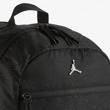 Jordan男女乔丹 聚酯纤维 飞人Logo徽章 书包双肩包HA5477-023黑 MISC