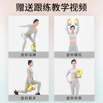 PROIRON普力艾 软壶铃 男女士提壶哑铃壶健身壶铃软底壶铃不怕摔 4KG PROIRON普力艾 软壶铃 男女士提壶哑铃壶健身壶铃软底壶铃不怕摔 4KG