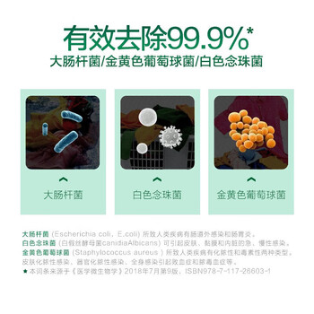 滴露（Dettol）衣物除菌液消毒液母婴儿童内衣裤 舒缓薰衣草1.5L*6 包装随机