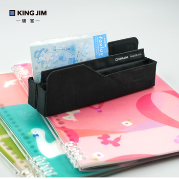 锦宫（KINGJIM）手帐文具套装礼盒学生文具用品活页本子笔袋手帐贴纸送礼5件套六一儿童节礼物